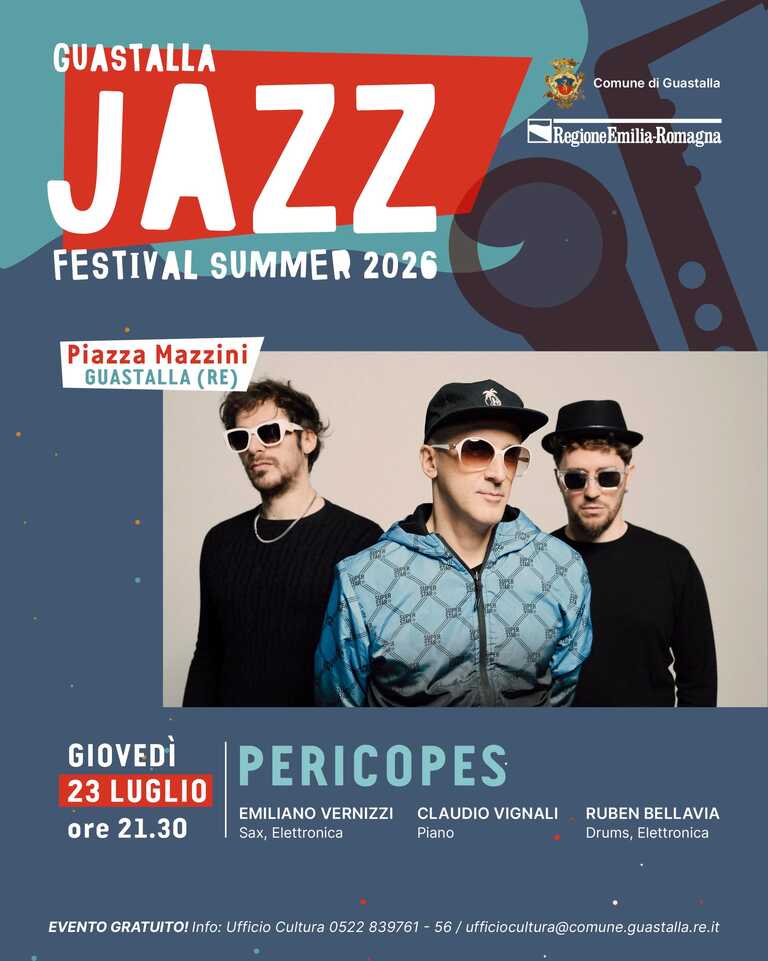 Locandina Jazz Pericopes Lug 2026<br/><em><small>Licenza di distribuzione: Non opere derivate</small></em>