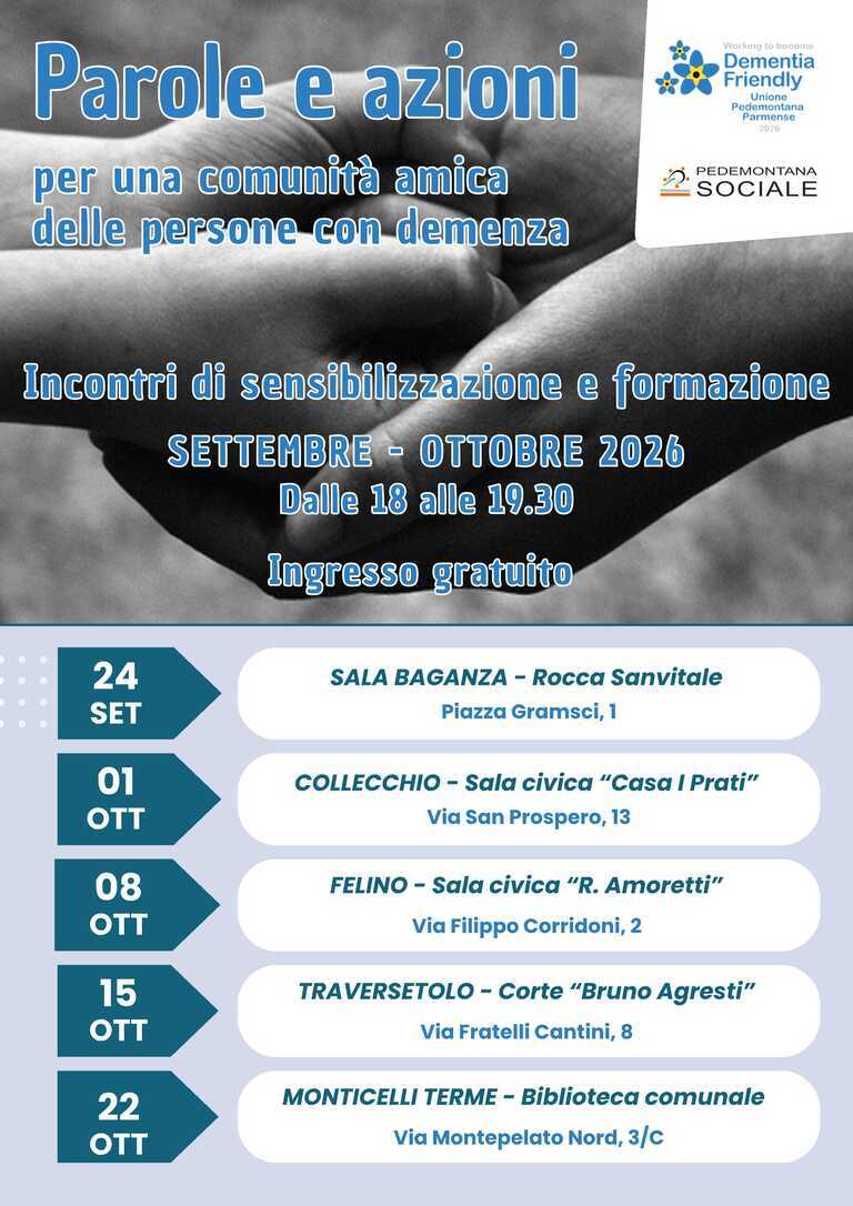 Parole e azioni<br/><em><small>Licenza di distribuzione: Solo uso non commerciale</small></em>