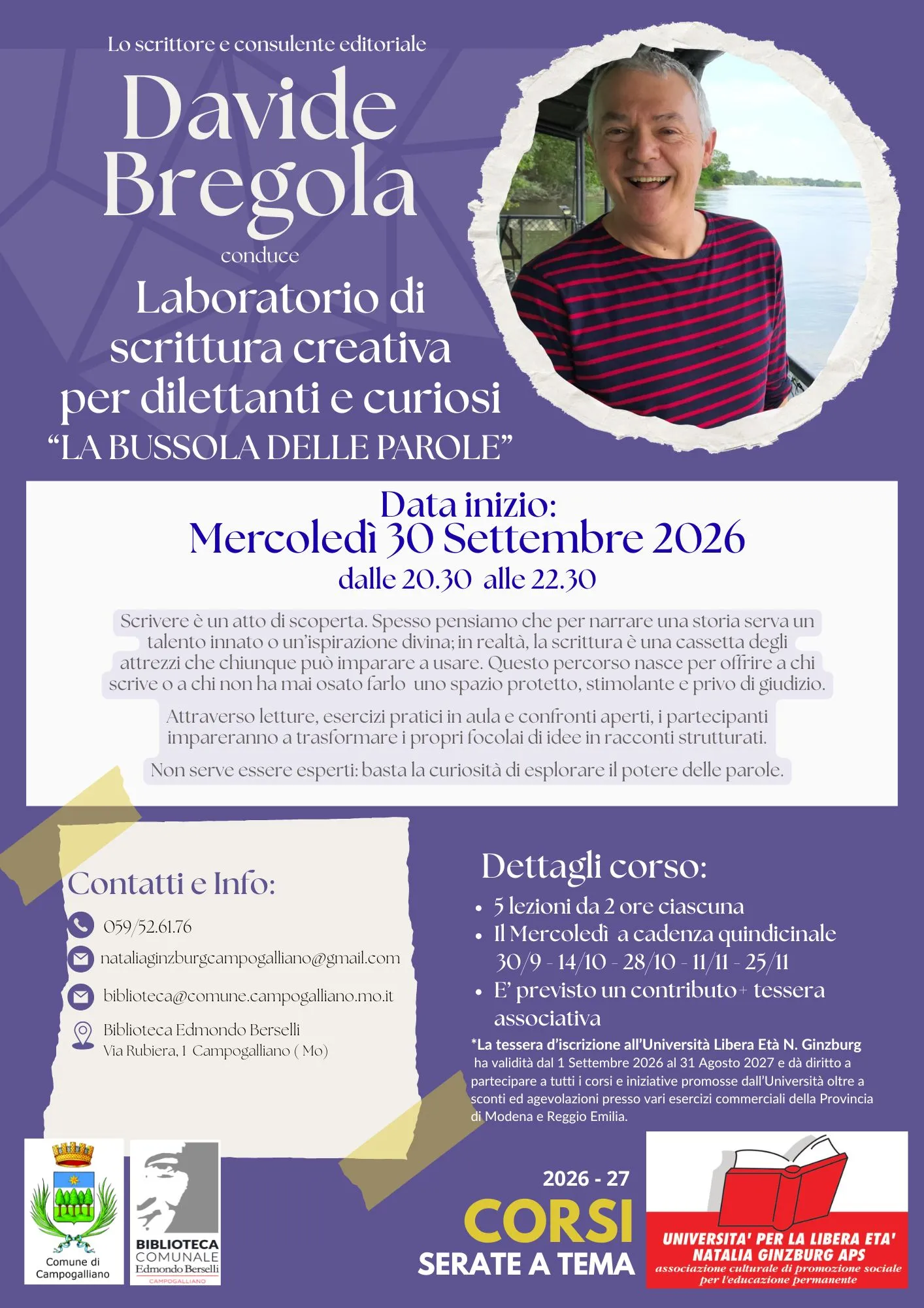 Laboratorio di scrittura creativa<br/><em><small>Licenza di distribuzione: Solo uso non commerciale</small></em>