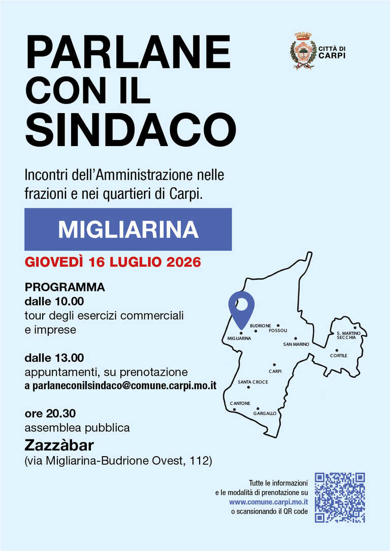 Parlane con il Sindaco<br/><em><small>Licenza di distribuzione: condivisione allo stesso modo - copyleft non compatibile</small></em>