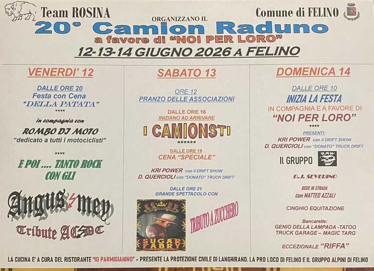 20° Camion raduno<br/><em><small>Licenza di distribuzione: Solo uso non commerciale</small></em>