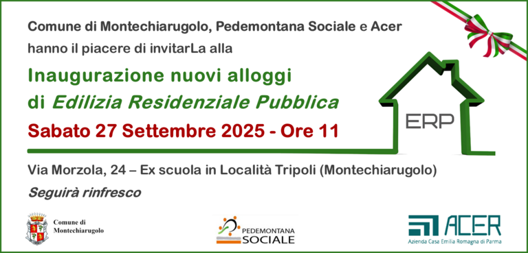 Inaugurazione alloggi ERP - Montechiarugolo<br/><em><small>Licenza di distribuzione: Pubblico dominio</small></em>