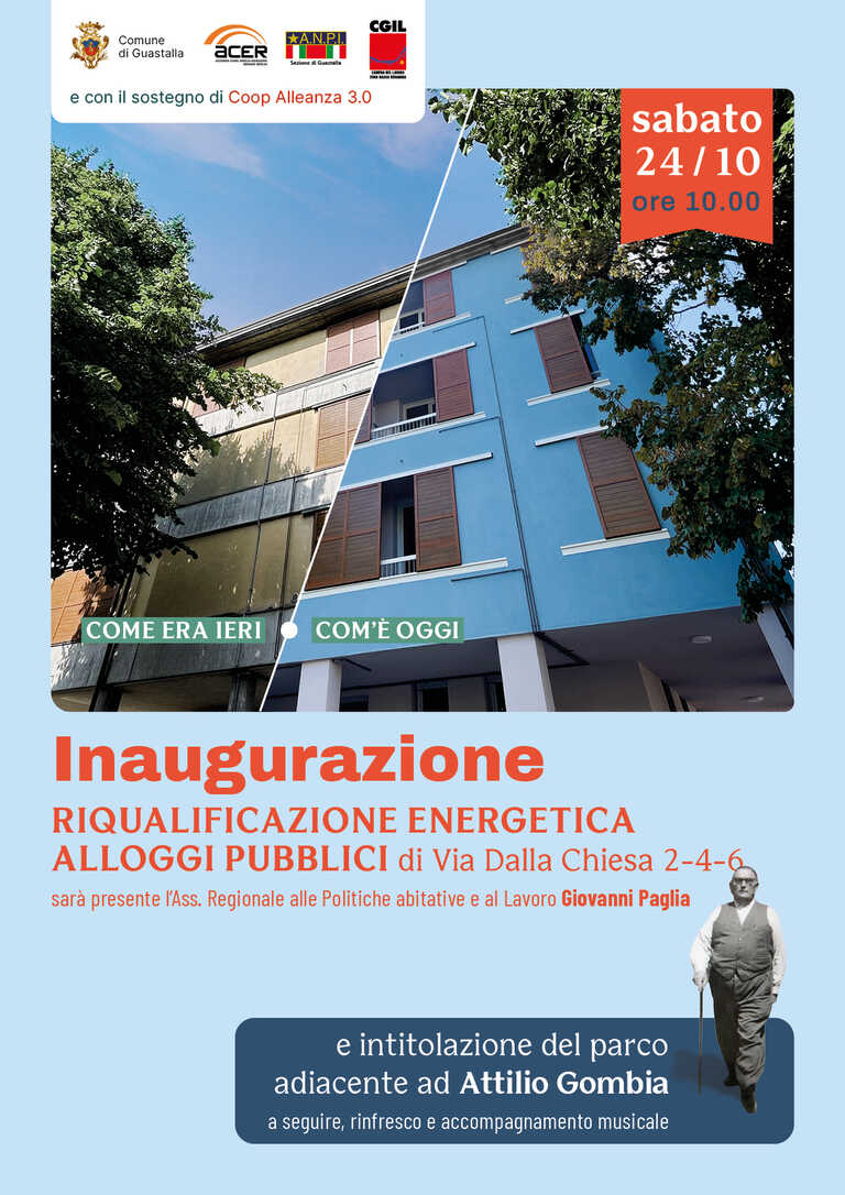 Locandina Inaugurazione Alloggi ERP Ott 2026<br/><em><small>Licenza di distribuzione: Non opere derivate</small></em>