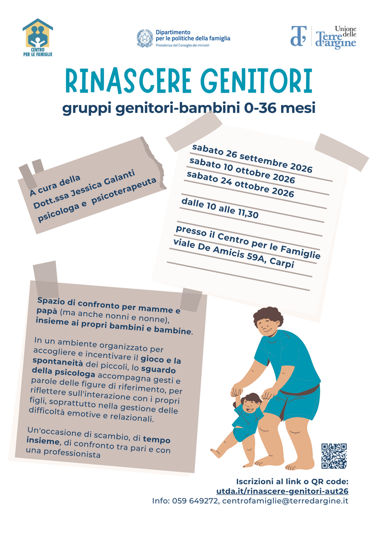 Rinascere Genitori<br/><em><small>Licenza di distribuzione: condivisione allo stesso modo - copyleft non compatibile</small></em>