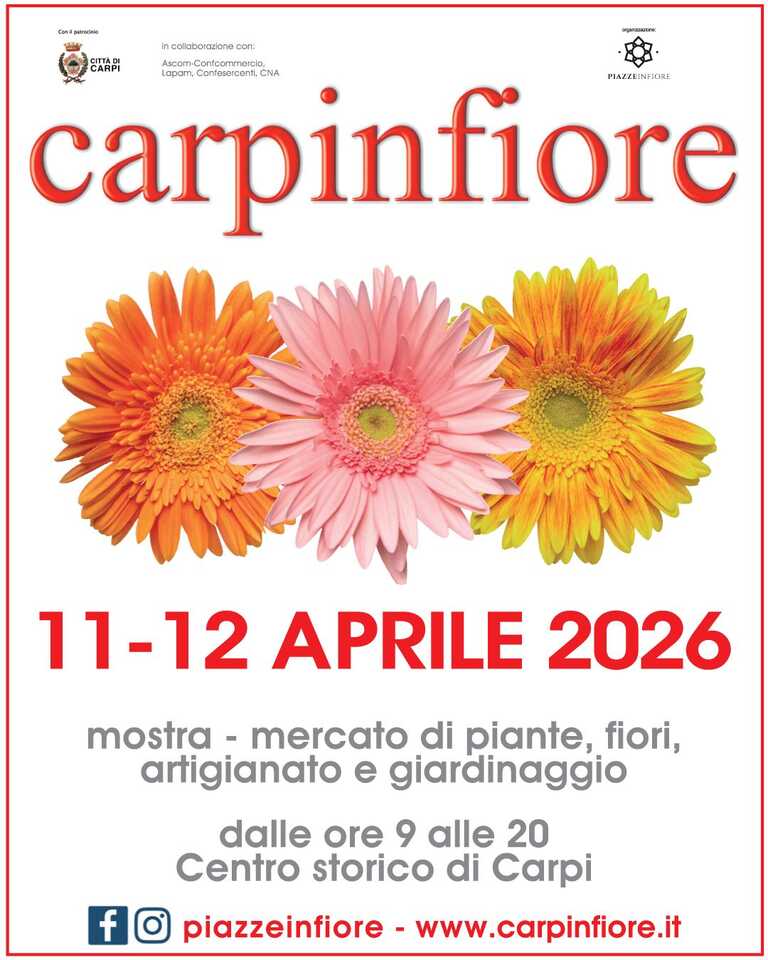 Carpi in Fiore <br/><em><small>Licenza di distribuzione: condivisione allo stesso modo - copyleft non compatibile</small></em>