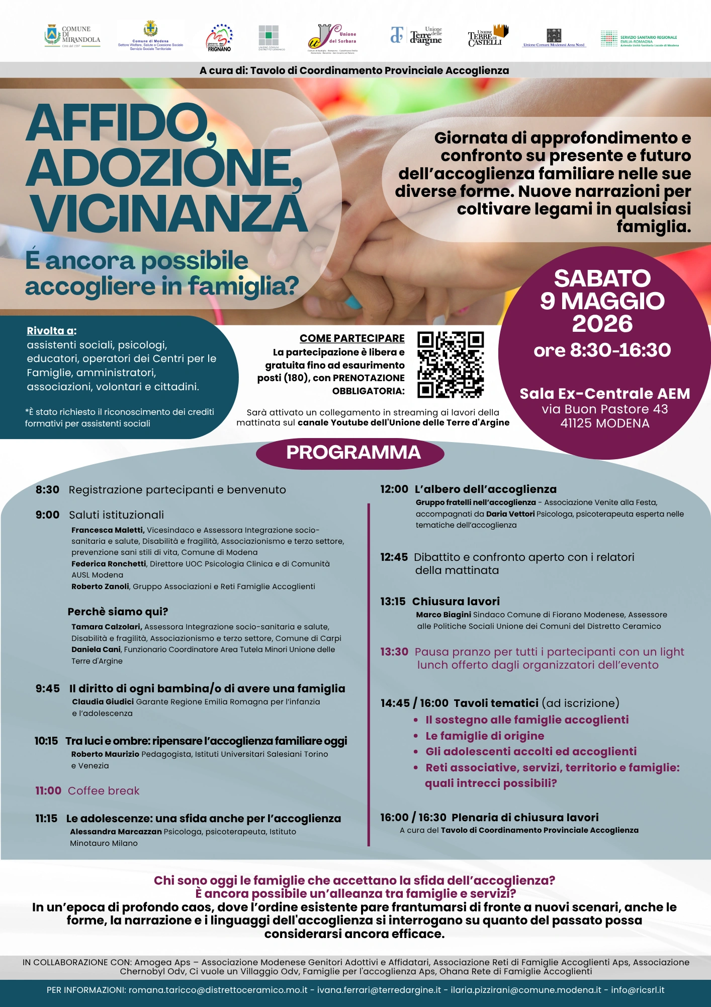 locandina convegno accoglienza adozione affido<br/><em><small>Licenza di distribuzione: Effetto virale</small></em>