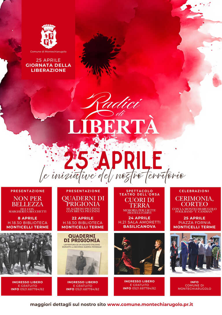 Radici di Libertà - 25 aprile <br/><em><small>Licenza di distribuzione: Solo uso non commerciale</small></em>