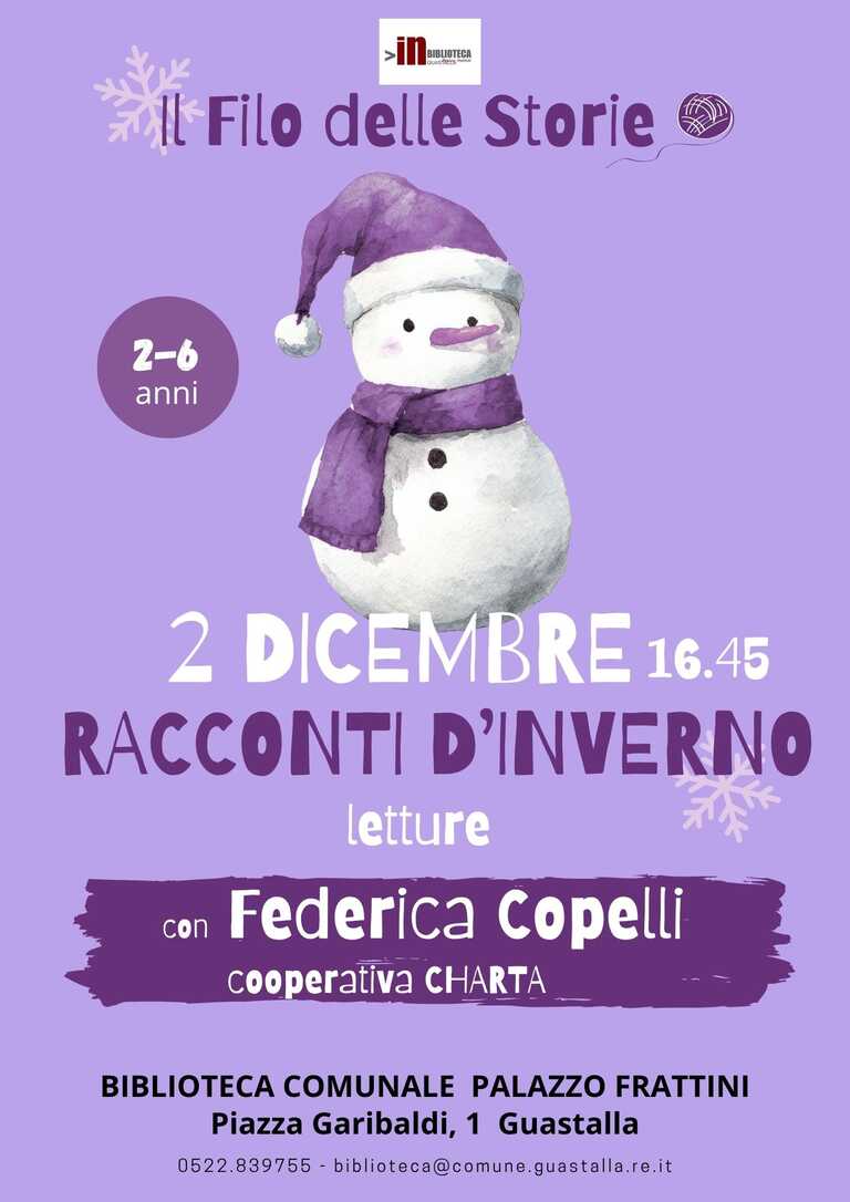 racconti d'inverno<br/><em><small>Licenza di distribuzione: Non opere derivate</small></em>