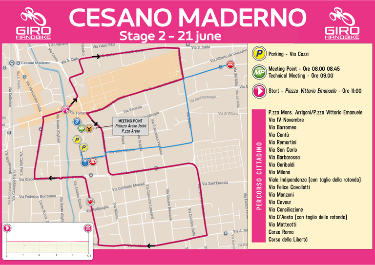 MAPPA CIRCUITO <br/><em><small>Licenza di distribuzione: Solo uso non commerciale</small></em>