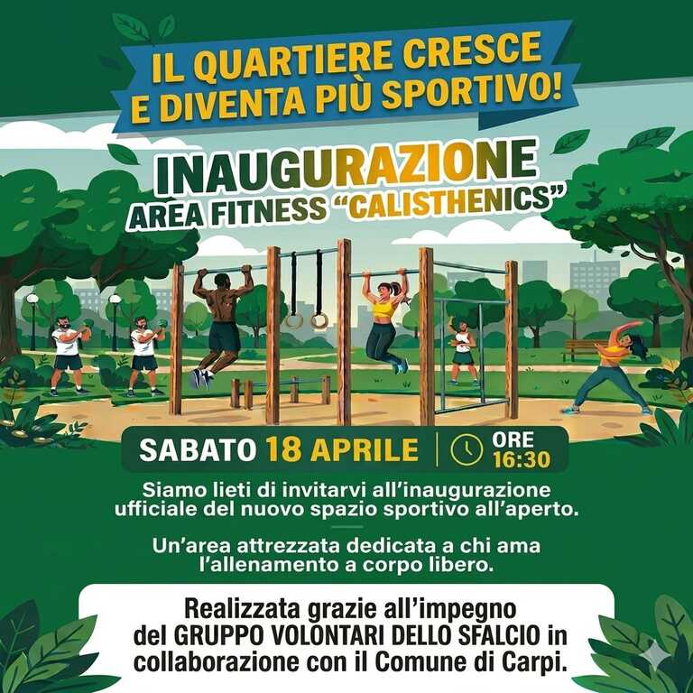 Area fitness "Calisthenics"<br/><em><small>Licenza di distribuzione: condivisione allo stesso modo - copyleft non compatibile</small></em>