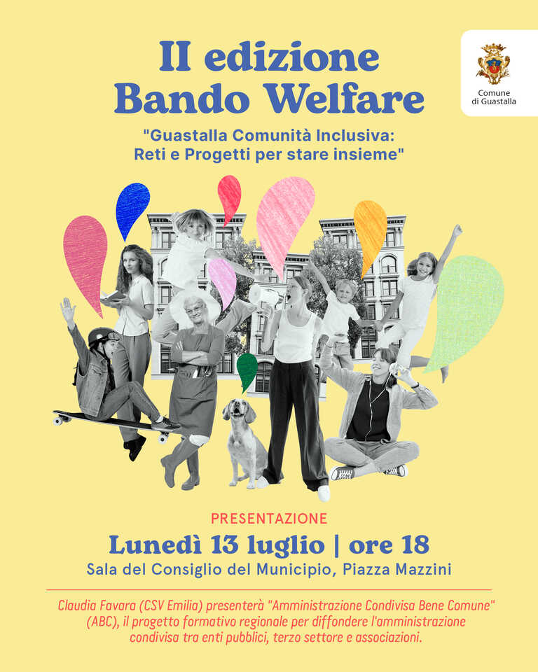 2026 bando welfare<br/><em><small>Licenza di distribuzione: Non opere derivate</small></em>