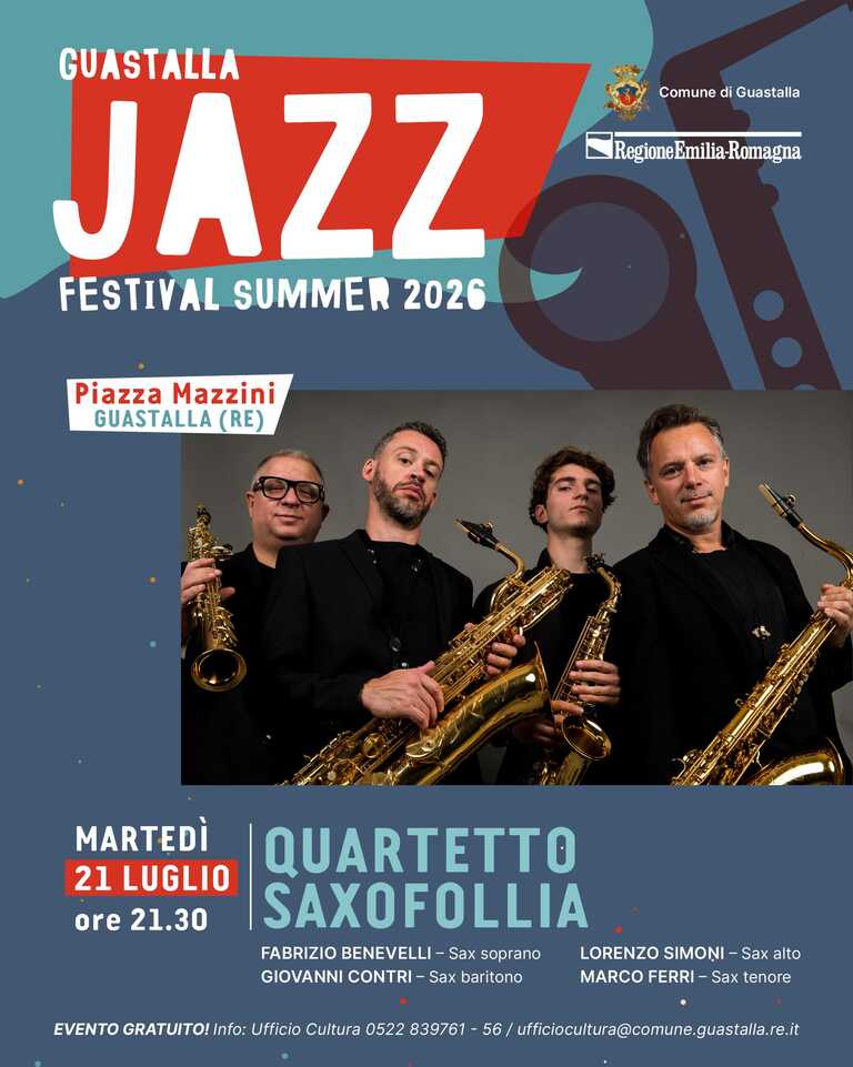Quartetto Saxofollia<br/><em><small>Licenza di distribuzione: Non opere derivate</small></em>
