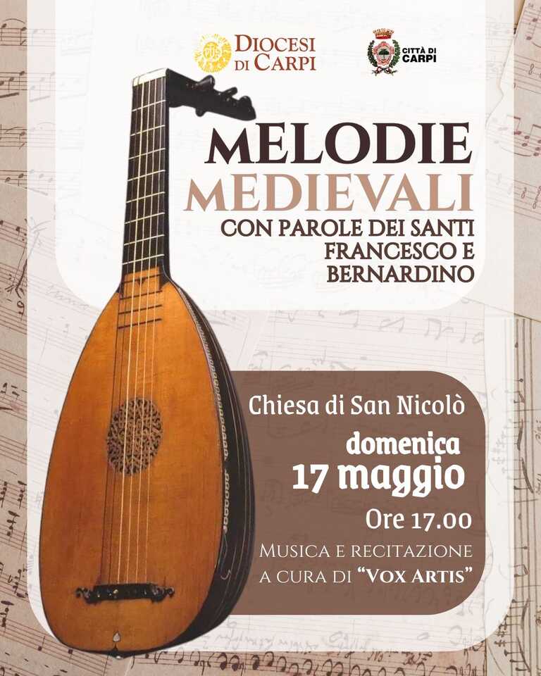 melodie medievali<br/><em><small>Licenza di distribuzione: condivisione allo stesso modo - copyleft non compatibile</small></em>