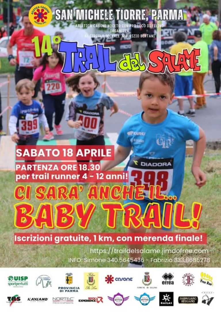Baby trail Salame 2026<br/><em><small>Licenza di distribuzione: Solo uso non commerciale</small></em>