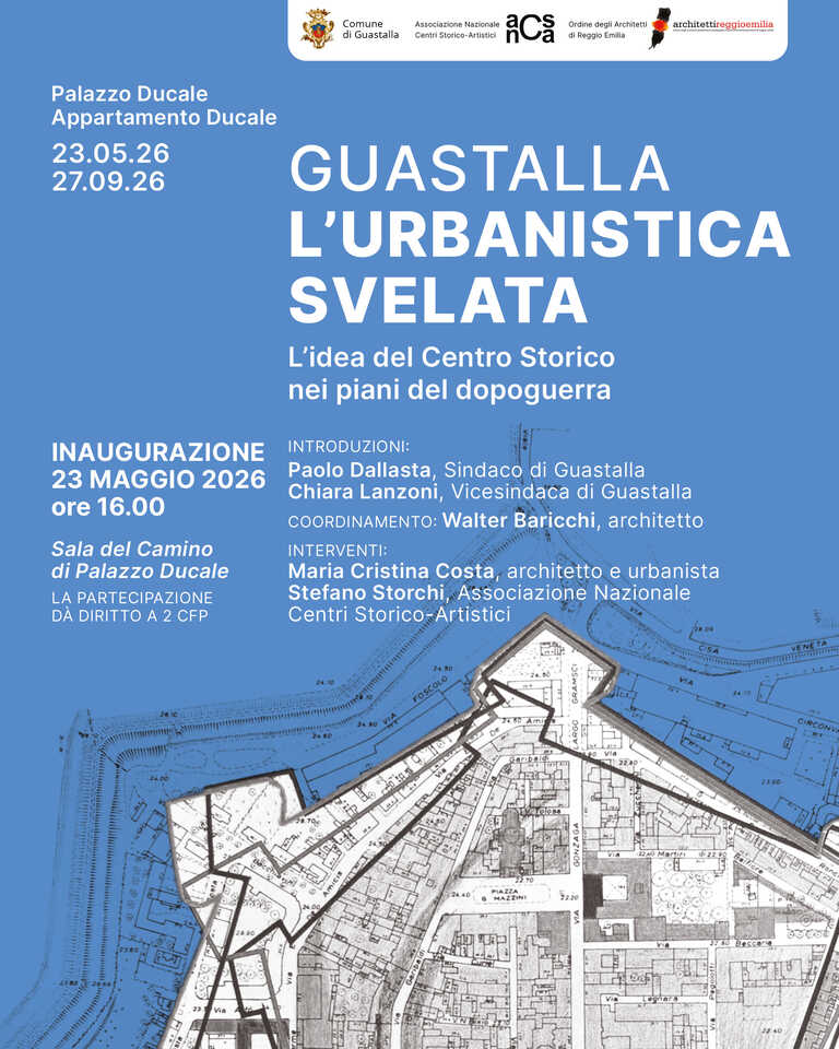 Locandina Guastalla Urbanistica<br/><em><small>Licenza di distribuzione: Non opere derivate</small></em>