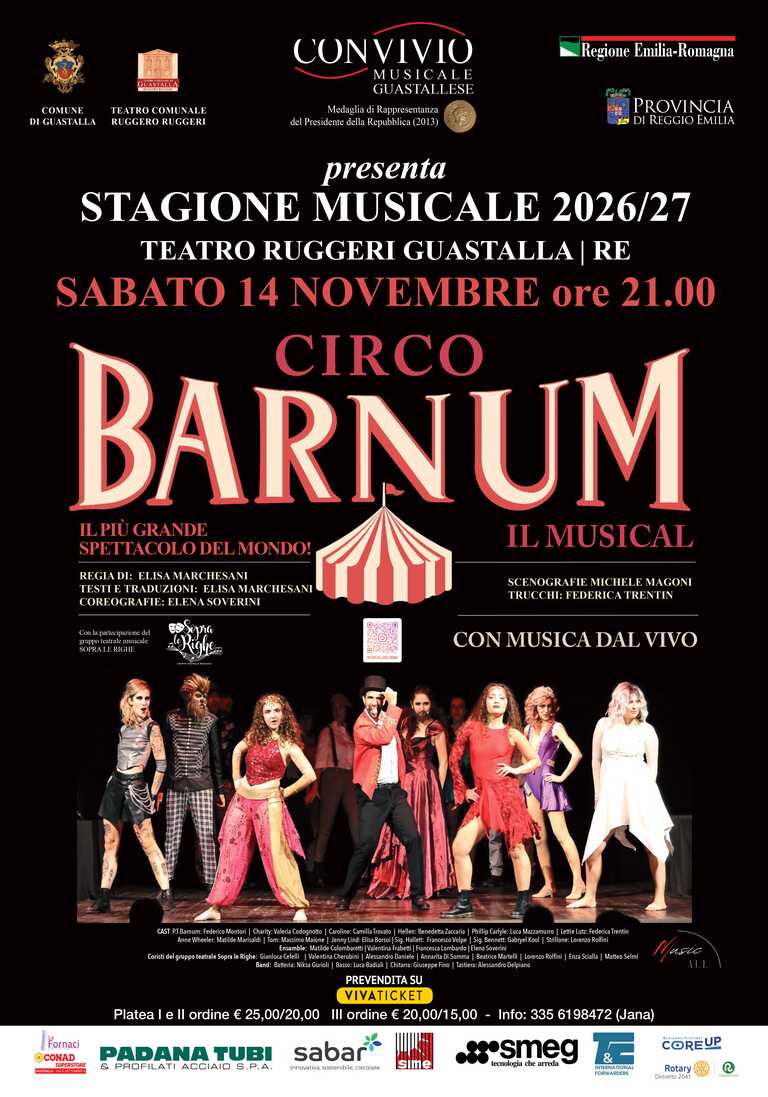 Locandina Circo Barnum Nov 2026<br/><em><small>Licenza di distribuzione: Non opere derivate</small></em>