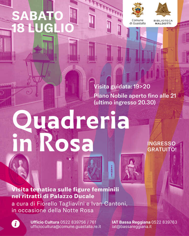 Locandina Quadreria in Rosa Lug 2026<br/><em><small>Licenza di distribuzione: Non opere derivate</small></em>
