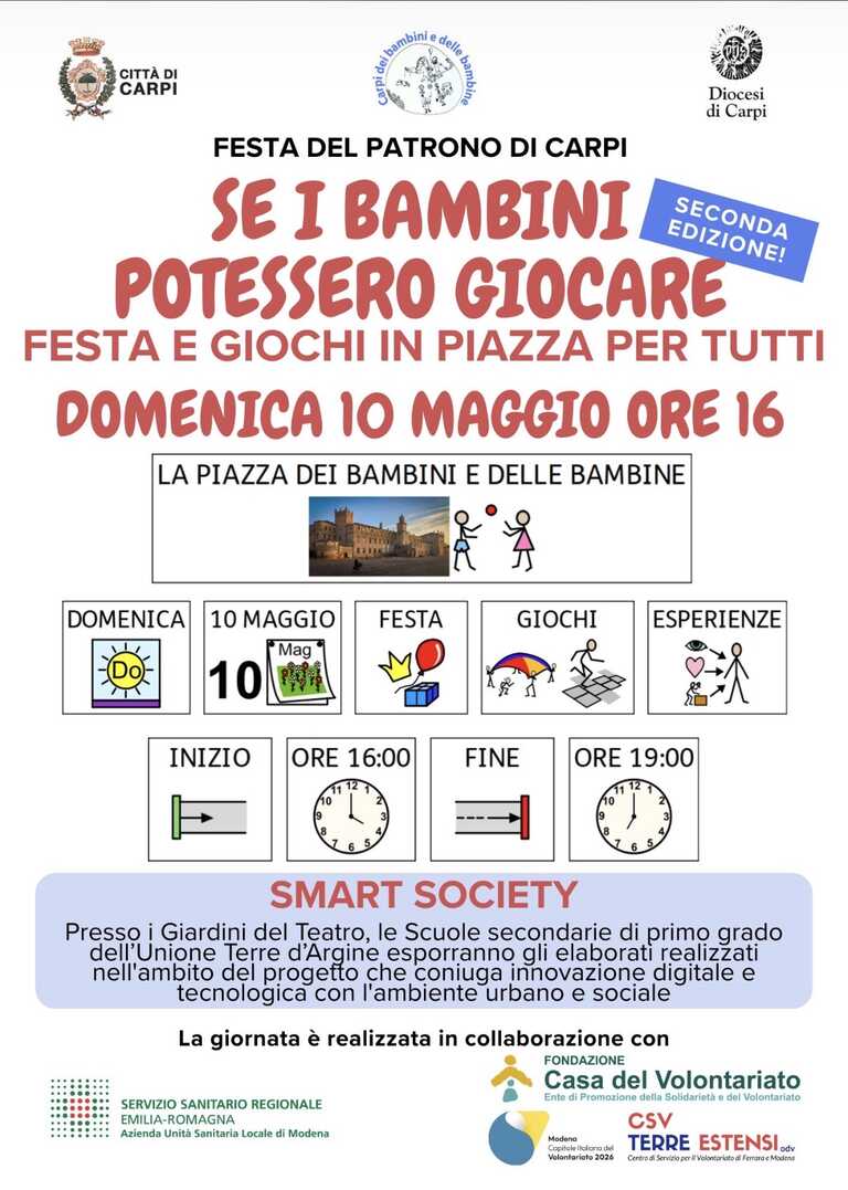 Volantino - Se i bambini potessero giocare<br/><em><small>Licenza di distribuzione: Solo uso non commerciale</small></em>