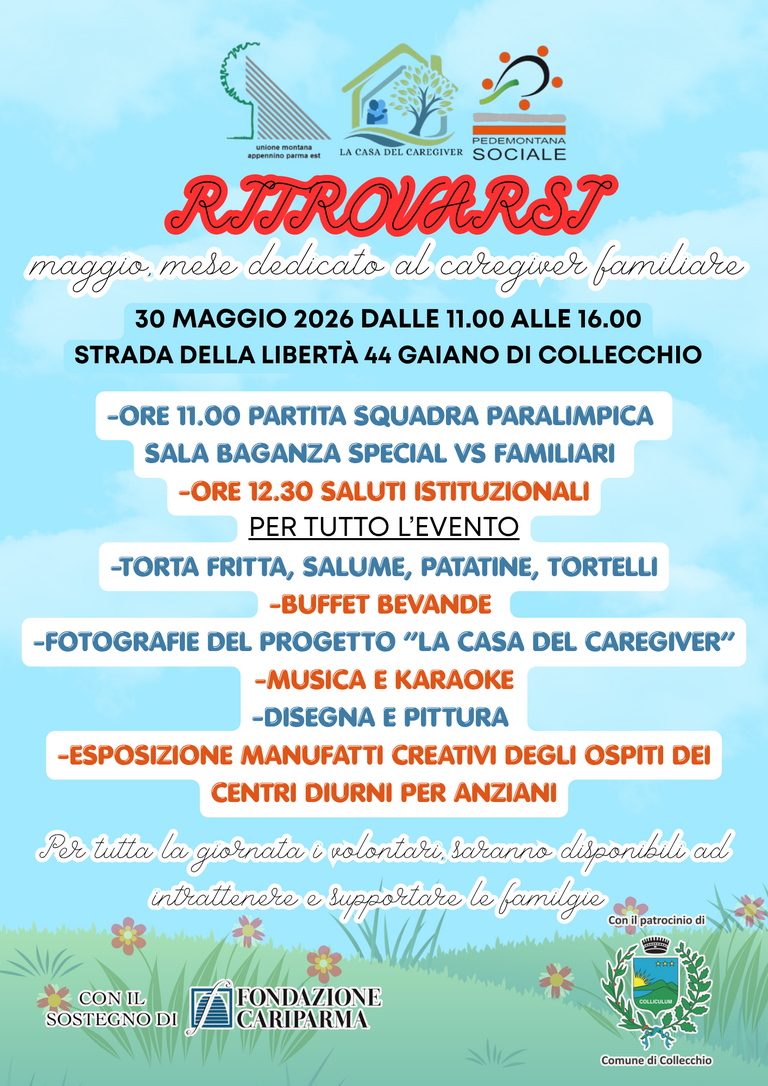 Volantino "Ritrovarsi"<br/><em><small>Licenza di distribuzione: Pubblico dominio</small></em>