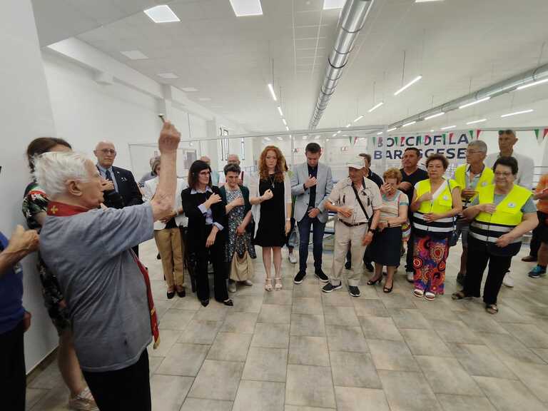 Inaugurazione del Bocciodromo Comunale “Silvano Braga”<br/><em><small>Licenza di distribuzione: condivisione allo stesso modo - copyleft non compatibile</small></em>