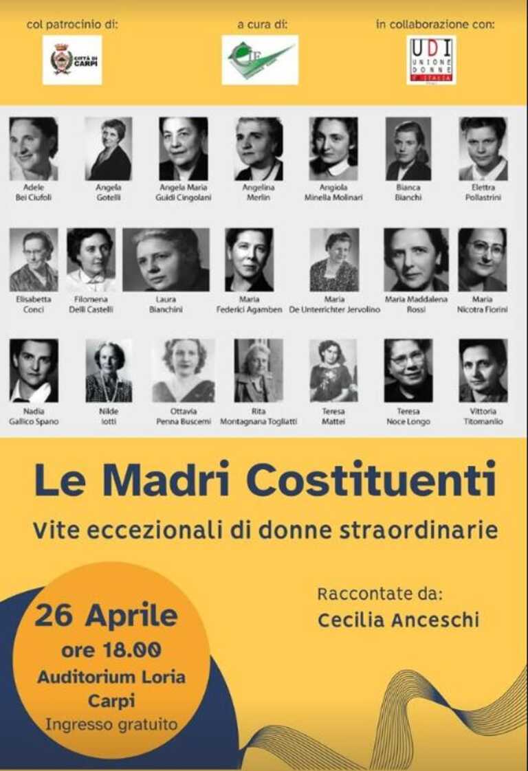 Le madri costituenti<br/><em><small>Licenza di distribuzione: condivisione allo stesso modo - copyleft non compatibile</small></em>