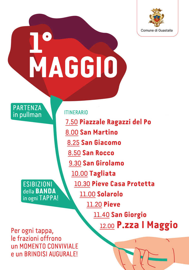 Locandina Primo Maggio 2026<br/><em><small>Licenza di distribuzione: Non opere derivate</small></em>