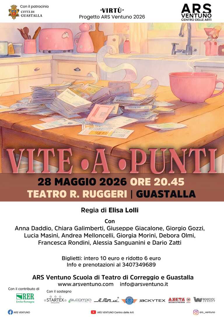 Vite a punti<br/><em><small>Licenza di distribuzione: Non opere derivate</small></em>