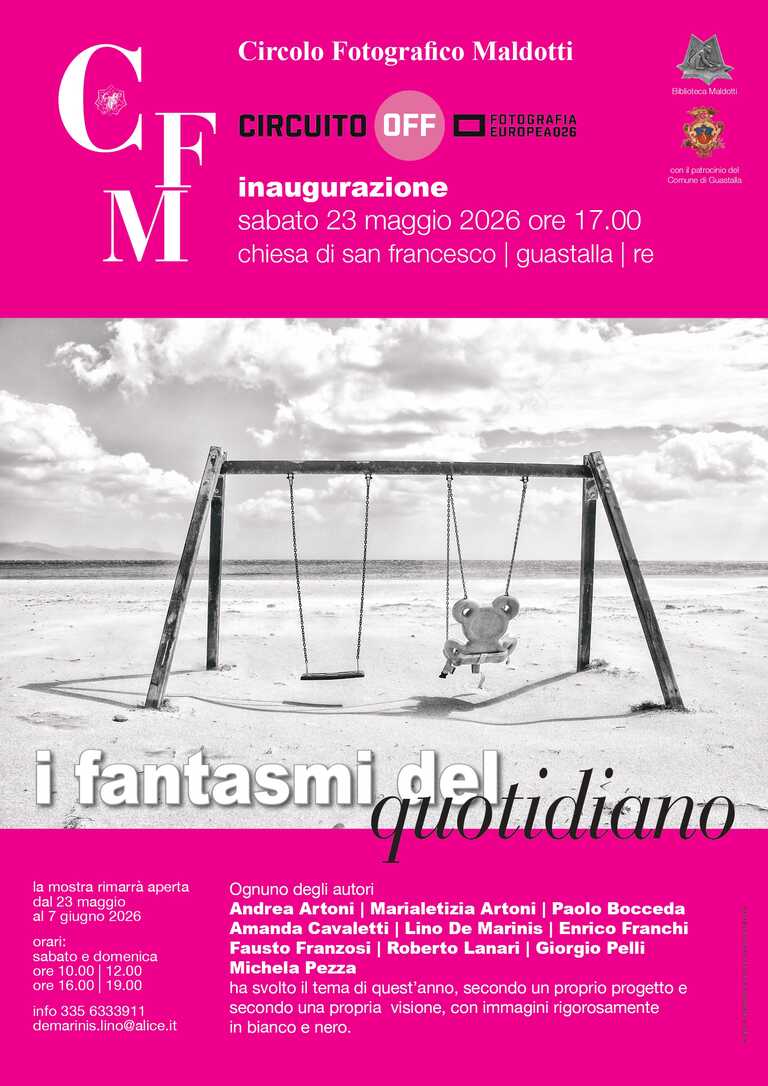 Locandina Circuito Off Fotografia Europea Mag 2026<br/><em><small>Licenza di distribuzione: Non opere derivate</small></em>