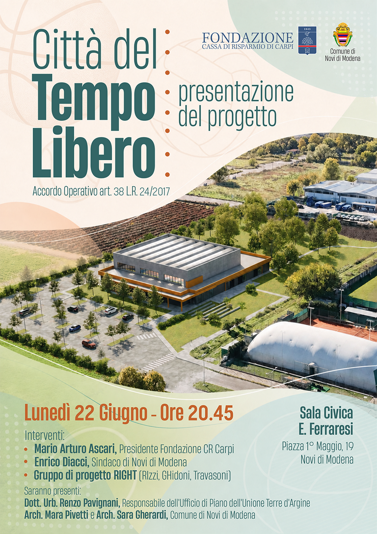 La Città del Tempo Libero<br/><em><small>Licenza di distribuzione: Solo uso non commerciale</small></em>