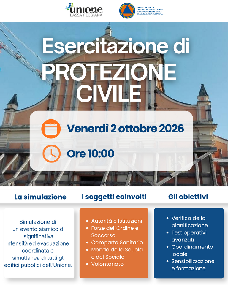 2026 protezione civile esercitazione <br/><em><small>Licenza di distribuzione: Non opere derivate</small></em>