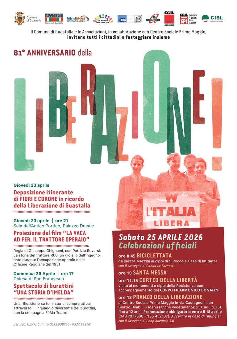 Locandina 25 Aprile Apr 2026<br/><em><small>Licenza di distribuzione: Non opere derivate</small></em>