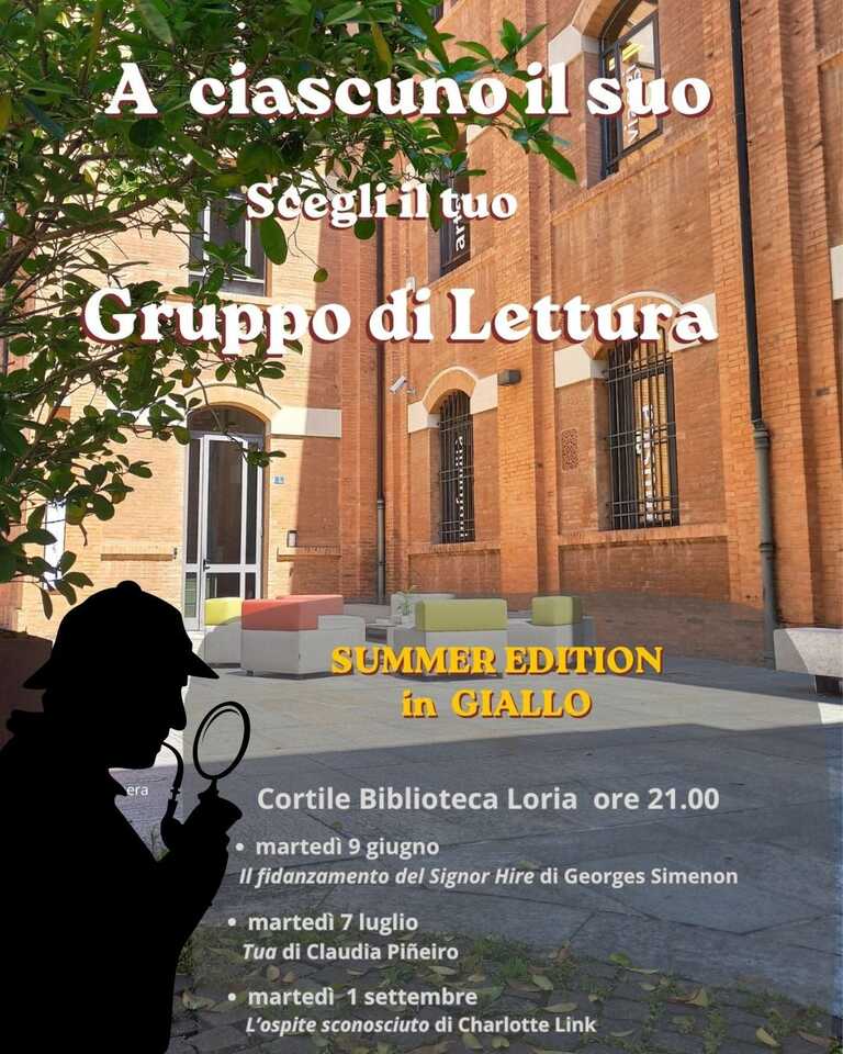 Gruppo di lettura in giallo<br/><em><small>Licenza di distribuzione: condivisione allo stesso modo - copyleft non compatibile</small></em>