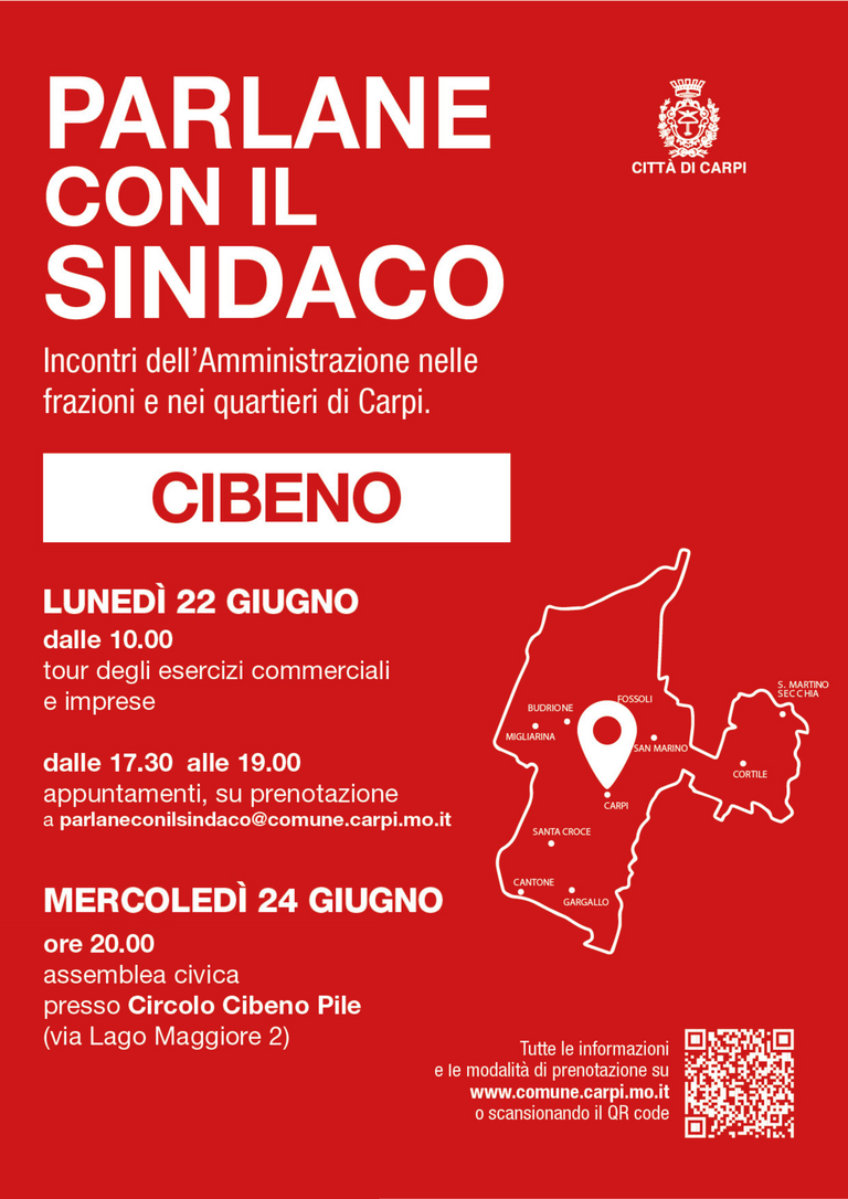 Parlane con il Sindaco: Cibeno<br/><em><small>Licenza di distribuzione: Solo uso non commerciale</small></em>