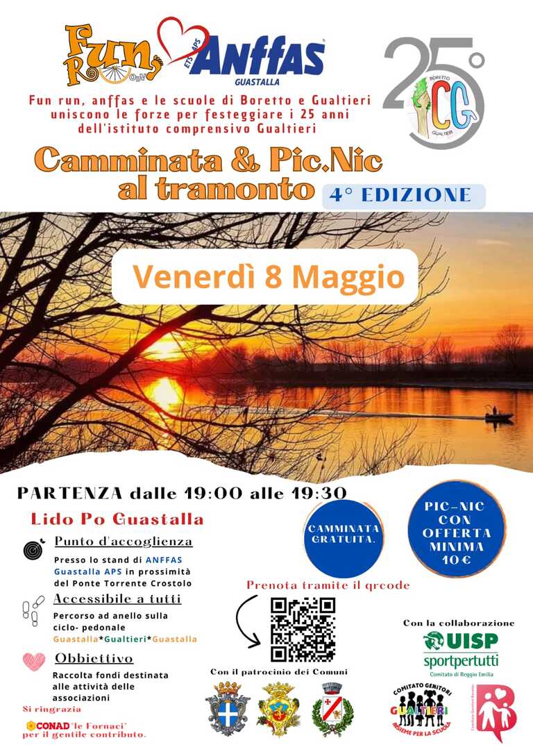 Locandina camminata ANFFAS<br/><em><small>Licenza di distribuzione: Non opere derivate</small></em>