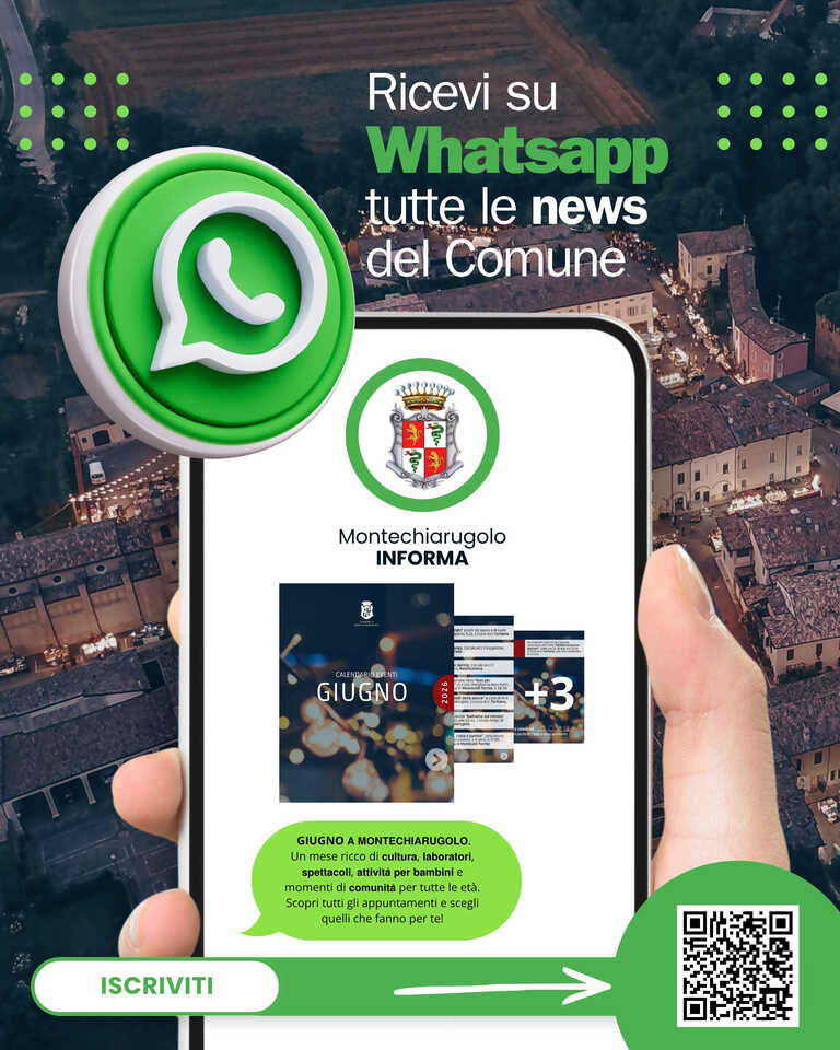 Montechiarugolo informa <br/><em><small>Licenza di distribuzione: condivisione allo stesso modo - copyleft non compatibile</small></em>