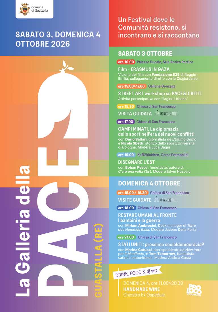 Locandina Festival della Pace Ott 2026<br/><em><small>Licenza di distribuzione: Non opere derivate</small></em>