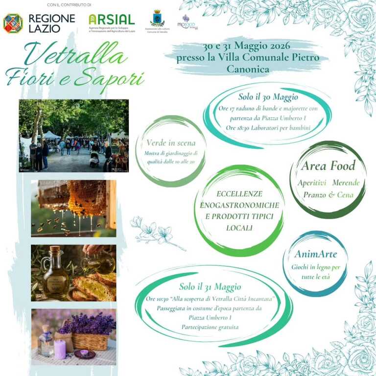 Vetralla fiori e sapori 2026<br/><em><small>Licenza di distribuzione: Solo uso non commerciale</small></em>