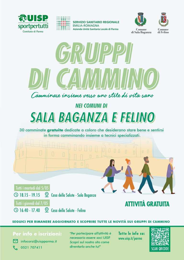 Gruppi di cammino 2026<br/><em><small>Licenza di distribuzione: Solo uso non commerciale</small></em>