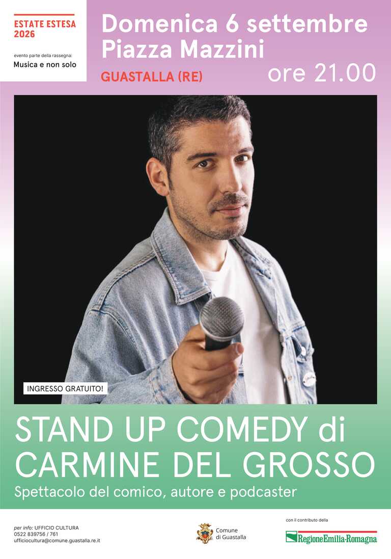 Locandina Carmine Del Grosso Set 2026<br/><em><small>Licenza di distribuzione: Non opere derivate</small></em>