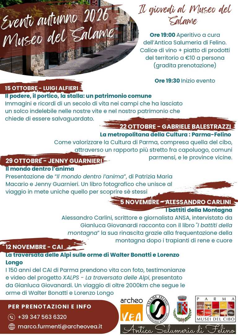 Il giovedì al Museo del Salame autunno 2026<br/><em><small>Licenza di distribuzione: Solo uso non commerciale</small></em>