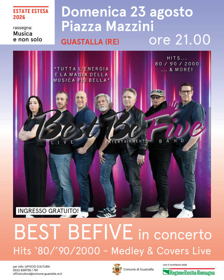 Locandina Best BeFive Ago 2026<br/><em><small>Licenza di distribuzione: Non opere derivate</small></em>