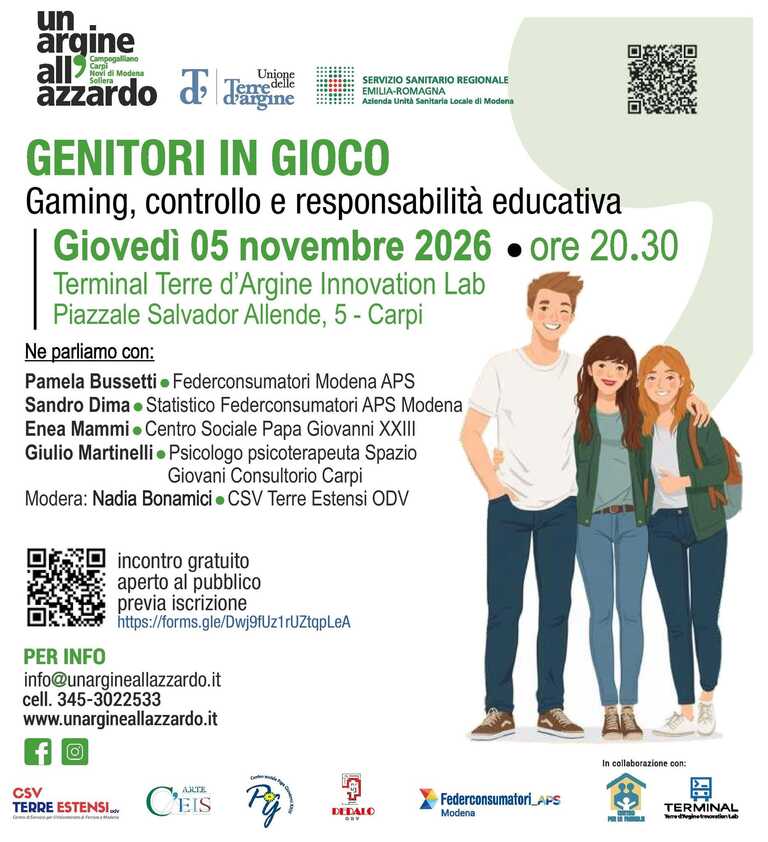 Genitori in gioco<br/><em><small>Licenza di distribuzione: condivisione allo stesso modo - copyleft non compatibile</small></em>