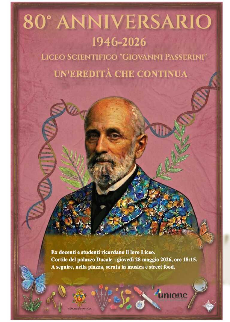Locandina 80° Liceo Passerini<br/><em><small>Licenza di distribuzione: Non opere derivate</small></em>
