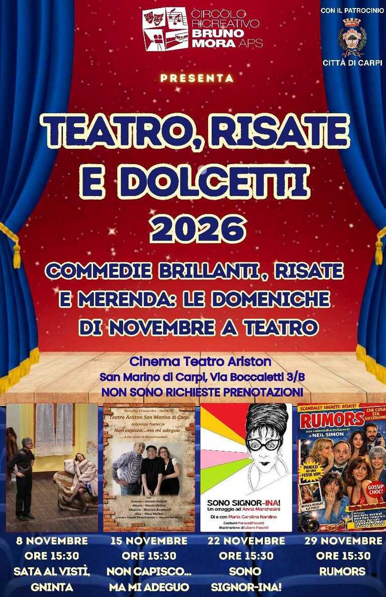teatro, risate e dolcetti 2026<br/><em><small>Licenza di distribuzione: condivisione allo stesso modo - copyleft non compatibile</small></em>