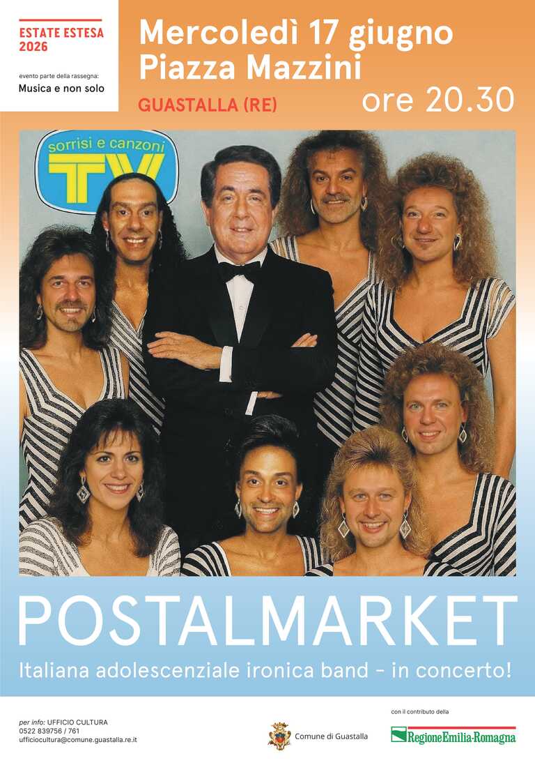 POSTALMARKET Band in concerto <br/><em><small>Licenza di distribuzione: Non opere derivate</small></em>