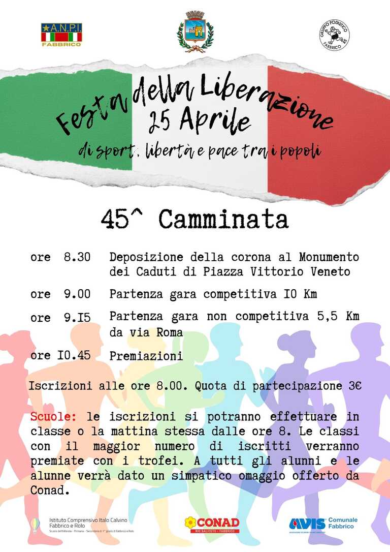 45^ camminata festa della liberazione<br/><em><small>Licenza di distribuzione: Effetto virale</small></em>
