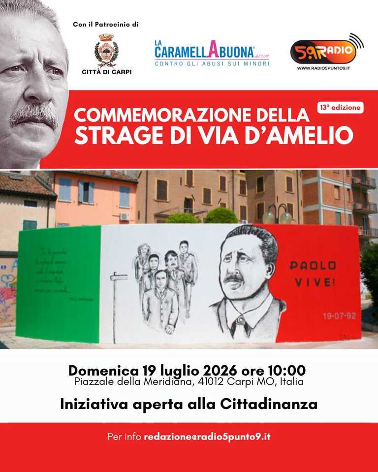 Strage via D'Amelio<br/><em><small>Licenza di distribuzione: condivisione allo stesso modo - copyleft non compatibile</small></em>