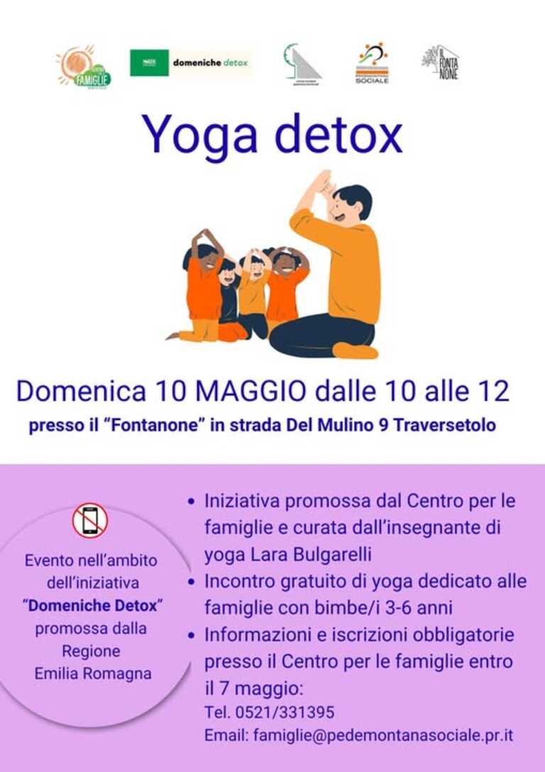 Yoga Detox a Traversetolo<br/><em><small>Licenza di distribuzione: Pubblico dominio</small></em>