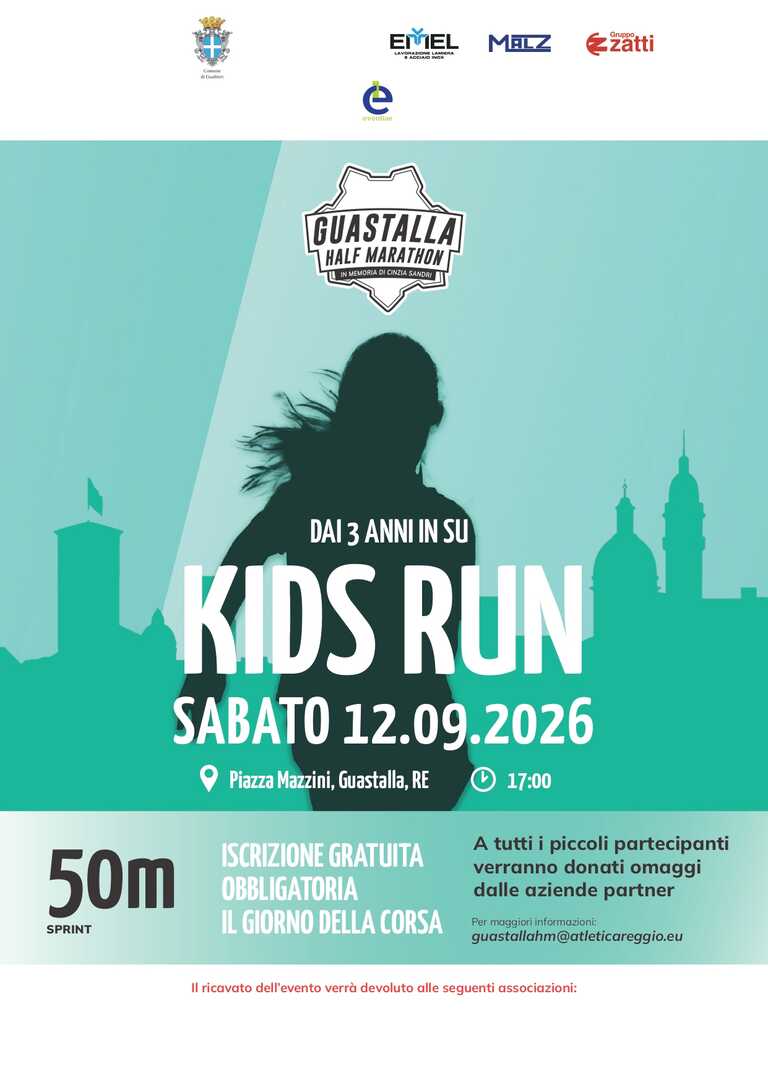 Locandina Kids Run 2026<br/><em><small>Licenza di distribuzione: Non opere derivate</small></em>
