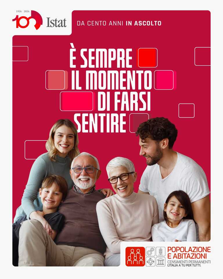 Censimento 2026<br/><em><small>Licenza di distribuzione: Solo uso non commerciale</small></em>